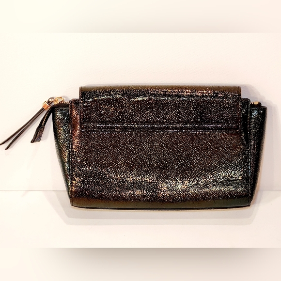 Henri bendel petrol oil slick shoulder bag clutch - Picture 2 of 7